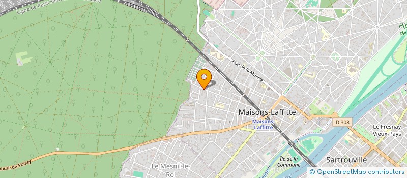 localisation de l'entreprise MADAME VICTORIA BOLONGO  MAISONS-LAFFITTE