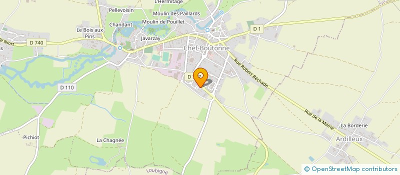 localisation de l'entreprise MADAME VICTORIA BOSCHETTI  CHEF-BOUTONNE