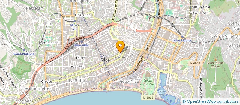 localisation de l'entreprise MADAME VICTORIA BOUAZIZ  NICE