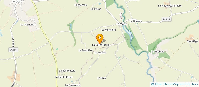 localisation de l'entreprise MADAME VICTORIA BOUDESSEU à MADRE
