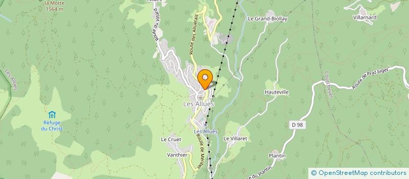 localisation de l'entreprise MADAME VICTORIA BROOK CLARK à LES ALLUES