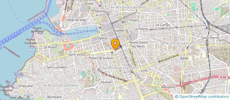 localisation de l'entreprise MADAME VICTORIA CABAYE  MARSEILLE