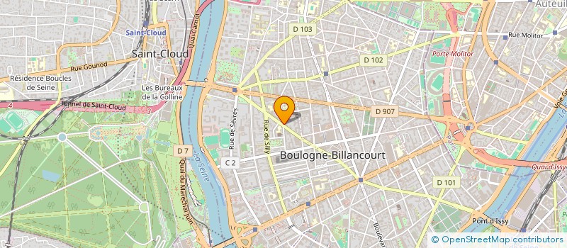 localisation de l'entreprise MADAME VICTORIA CAMPENS à BOULOGNE-BILLANCOURT