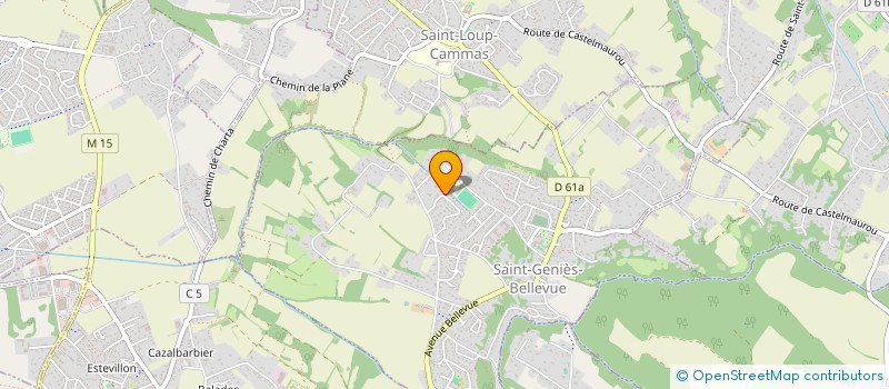 localisation de l'entreprise MADAME VICTORIA CAREL  SAINT-GENIES-BELLEVUE