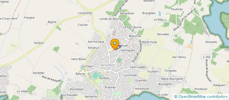 localisation de l'entreprise MADAME VICTORIA CAUDRON  ARRADON