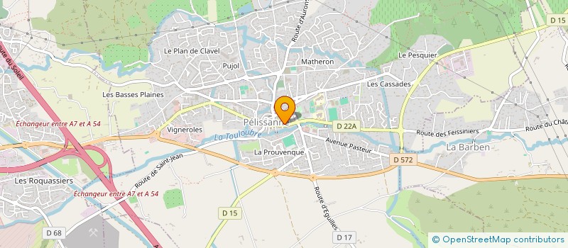 localisation de l'entreprise MADAME VICTORIA CERDAN à PELISSANNE