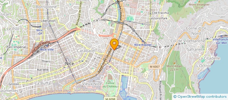 localisation de l'entreprise MADAME VICTORIA CERNAVCA à NICE