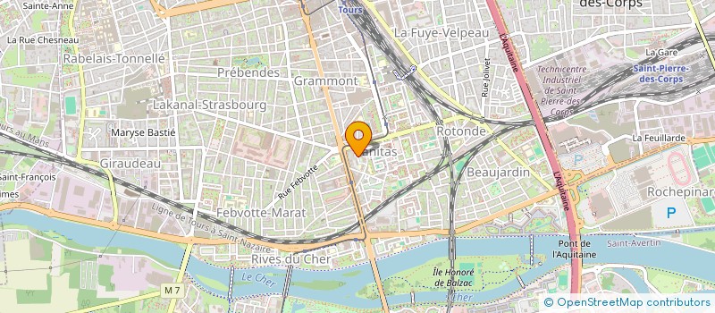 localisation de l'entreprise MADAME VICTORIA CERVANTES  TOURS