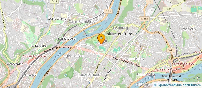 localisation de l'entreprise MADAME VICTORIA CHANTERET  CALUIRE-ET-CUIRE