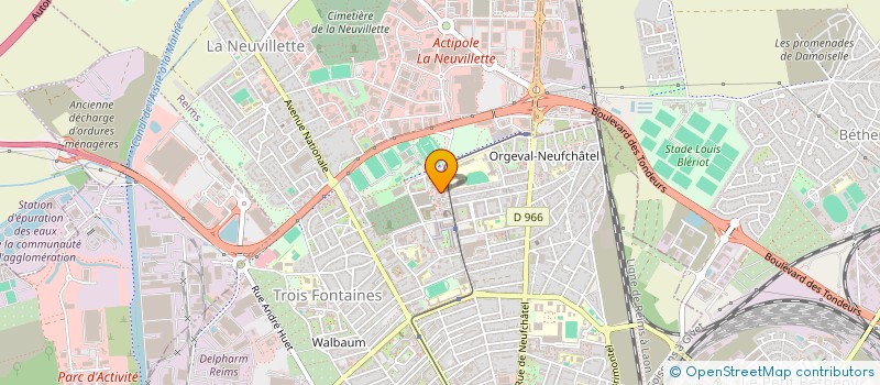 localisation de l'entreprise MADAME VICTORIA CHARLES  REIMS