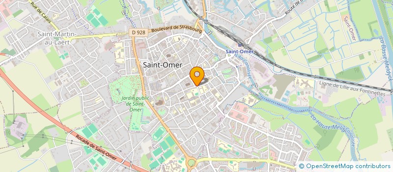 localisation de l'entreprise MADAME VICTORIA CHARLEY  SAINT-OMER