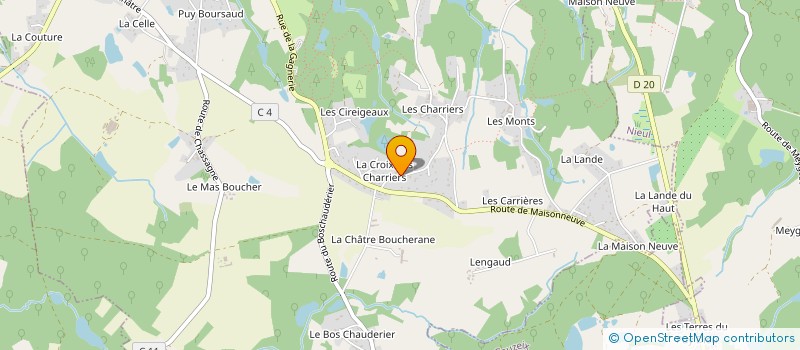 localisation de l'entreprise MADAME VICTORIA CHASTAGNER  SAINT-GENCE