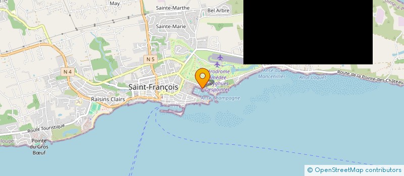 localisation de l'entreprise MADAME VICTORIA CHATAGNON à SAINT-FRANCOIS