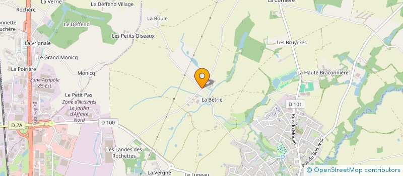 localisation de l'entreprise MADAME VICTORIA CHENEAU à DOMPIERRE-SUR-YON