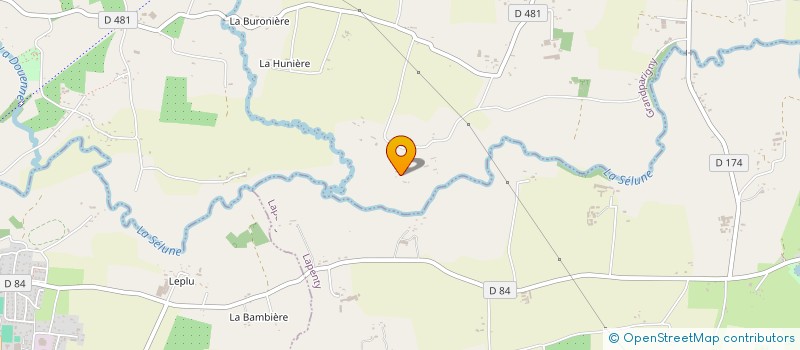 localisation de l'entreprise MADAME VICTORIA CLARE ACKLAND  GRANDPARIGNY