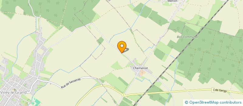 localisation de l'entreprise MADAME VICTORIA CUVATO  SASSENAY