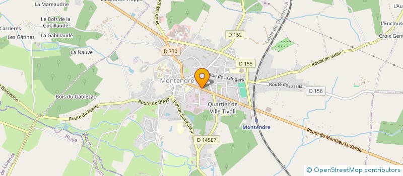 localisation de l'entreprise MADAME VICTORIA D'AGOSTINO  MONTENDRE