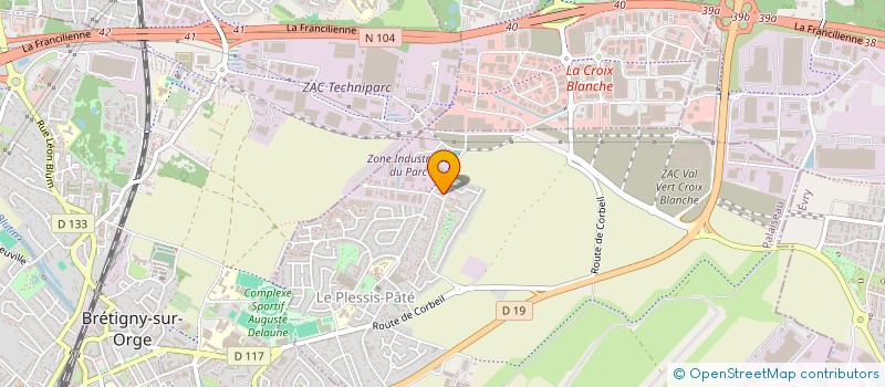 localisation de l'entreprise MADAME VICTORIA D'ISANTO à LE PLESSIS-PATE
