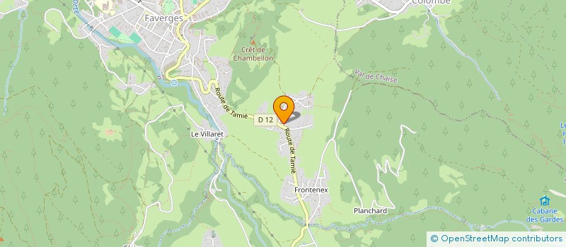 localisation de l'entreprise MADAME VICTORIA DEGAS  FAVERGES-SEYTHENEX