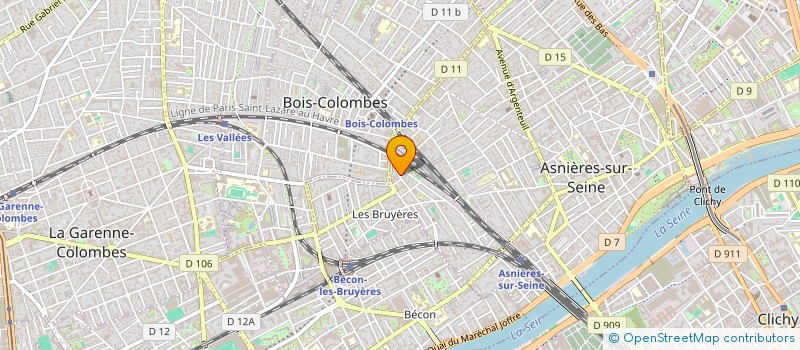 localisation de l'entreprise MADAME VICTORIA DELAUNAY  ASNIERES-SUR-SEINE