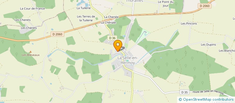 localisation de l'entreprise MADAME VICTORIA DELINOTTE  LA SELLE-EN-HERMOY