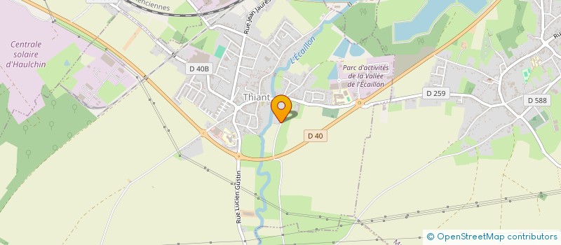 localisation de l'entreprise MADAME VICTORIA DEROIRE  THIANT