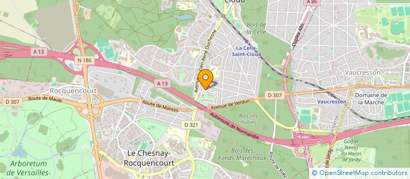 localisation de l'entreprise MADAME VICTORIA DO VALE  LA CELLE-SAINT-CLOUD