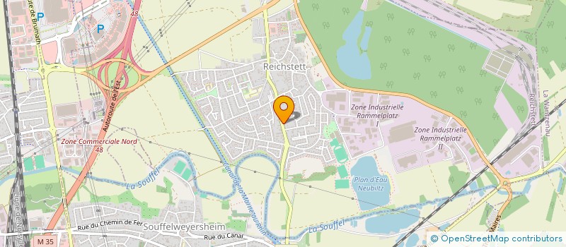 localisation de l'entreprise MADAME VICTORIA EIFAZIAN  REICHSTETT