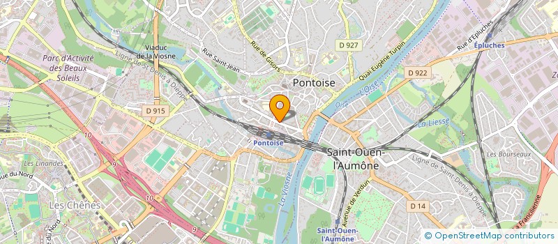 localisation de l'entreprise MADAME VICTORIA EMILIEN  PONTOISE