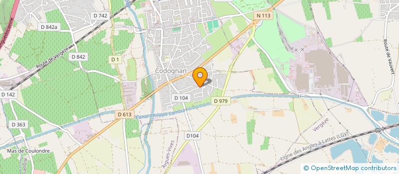 localisation de l'entreprise MADAME VICTORIA ESTEVES  CODOGNAN