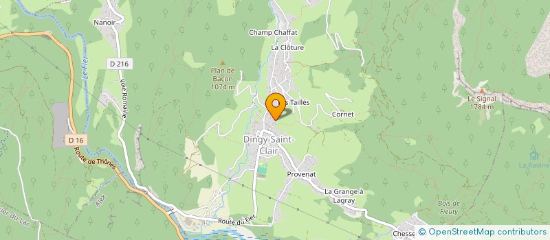 localisation de l'entreprise MADAME VICTORIA FAUCHER  DINGY-SAINT-CLAIR