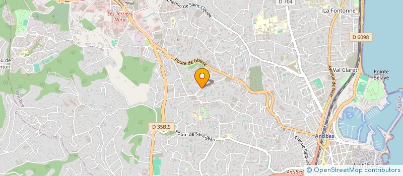 localisation de l'entreprise MADAME VICTORIA FERAL  ANTIBES