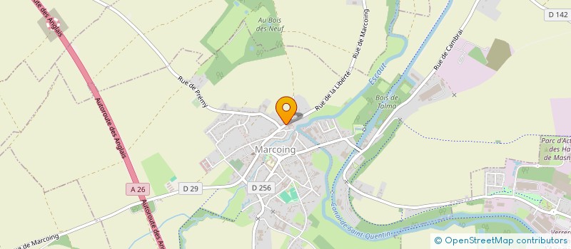 localisation de l'entreprise MADAME VICTORIA FERMON  MARCOING