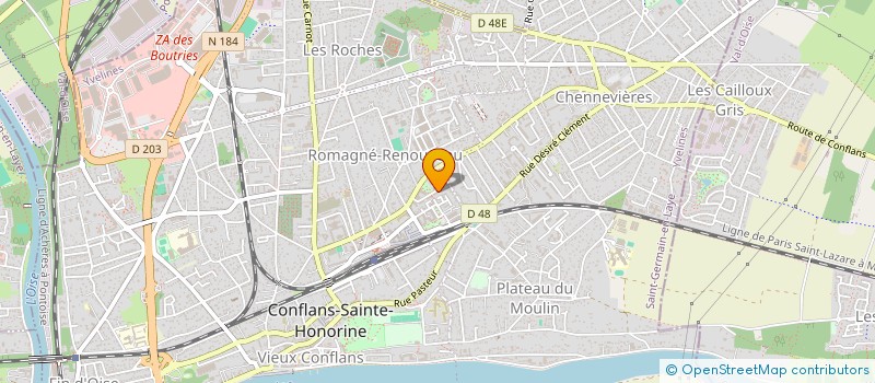 localisation de l'entreprise MADAME VICTORIA FERNANDES  CONFLANS-SAINTE-HONORINE