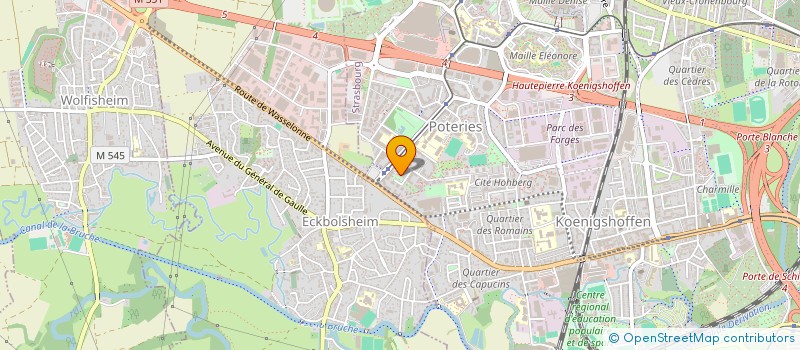 localisation de l'entreprise MADAME VICTORIA FERRACIOLI à STRASBOURG