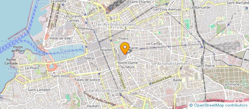 localisation de l'entreprise MADAME VICTORIA FEUGEAS  MARSEILLE