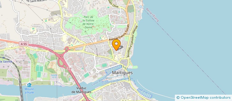 localisation de l'entreprise MADAME VICTORIA FLAMBARD à MARTIGUES