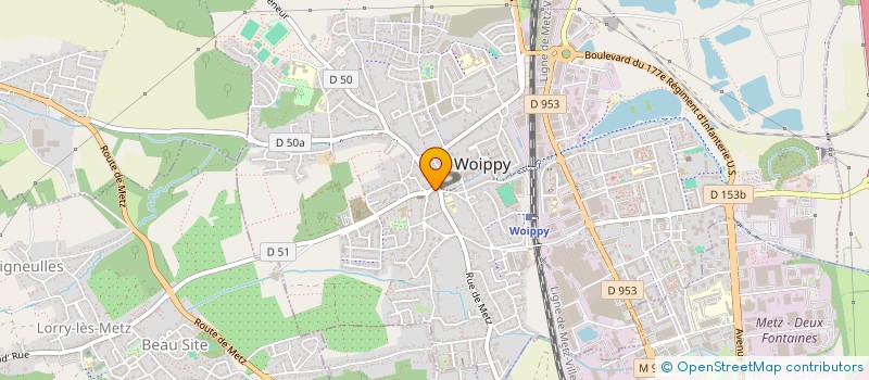 localisation de l'entreprise MADAME VICTORIA FLEURENTIN  WOIPPY