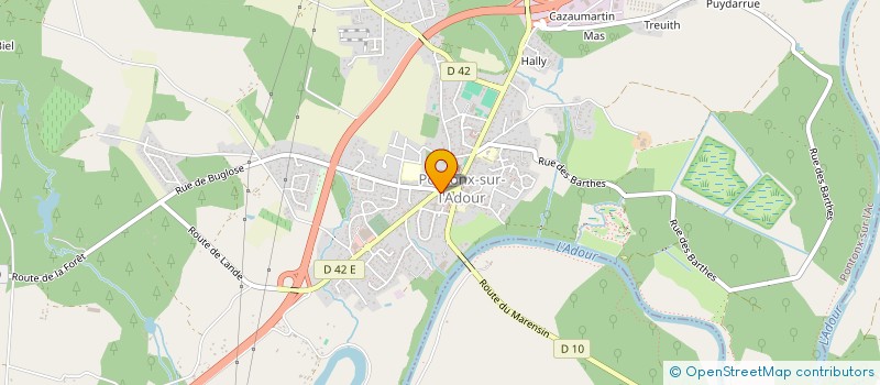 localisation de l'entreprise MADAME VICTORIA FLORENCIO  PONTONX-SUR-L'ADOUR