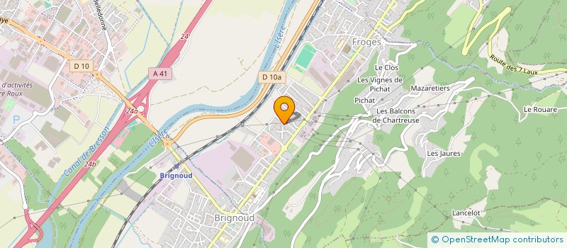 localisation de l'entreprise MADAME VICTORIA FOSSI à FROGES