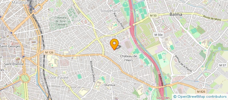 localisation de l'entreprise MADAME VICTORIA FRANCOIS  TOULOUSE