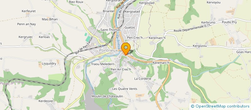 localisation de l'entreprise MADAME VICTORIA FUIN  PONTRIEUX