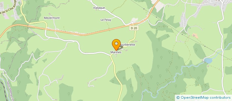 localisation de l'entreprise MADAME VICTORIA GACHET à SAINT-MAMET-LA-SALVETAT