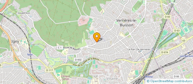 localisation de l'entreprise MADAME VICTORIA GAMON à VERRIERES-LE-BUISSON