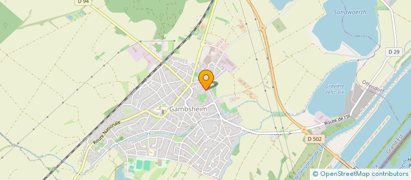 localisation de l'entreprise MADAME VICTORIA GENIN  GAMBSHEIM