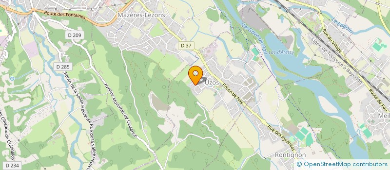 localisation de l'entreprise MADAME VICTORIA GICQUEL à GELOS