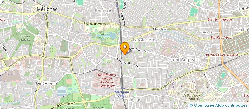 localisation de l'entreprise MADAME VICTORIA GIMENEZ LIMA  MERIGNAC