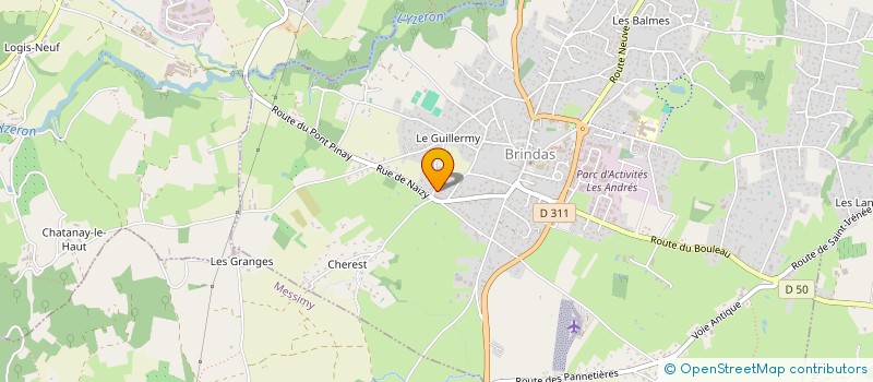 localisation de l'entreprise MADAME VICTORIA GRELOT  SAINT-PRIEST