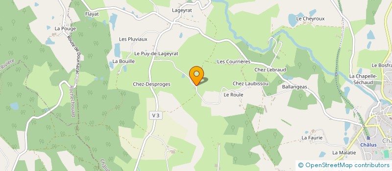 localisation de l'entreprise MADAME VICTORIA HALLOS à BUSSIERE-GALANT