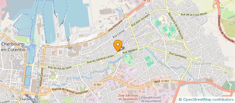 localisation de l'entreprise MADAME VICTORIA HANNOT à CHERBOURG-EN-COTENTIN